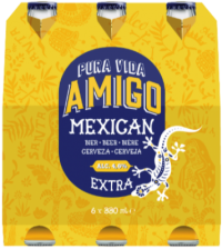 Amigo Pura Vida bier verpakking Amigo Pura Vida bier verpakking